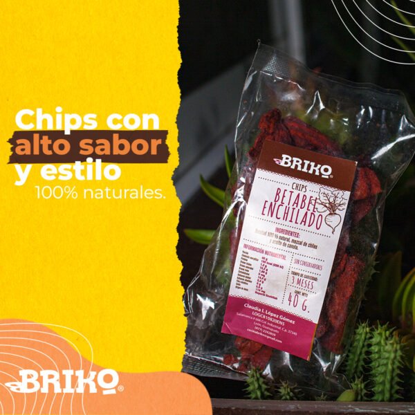 Chips con Sabor Betabel Enchilado